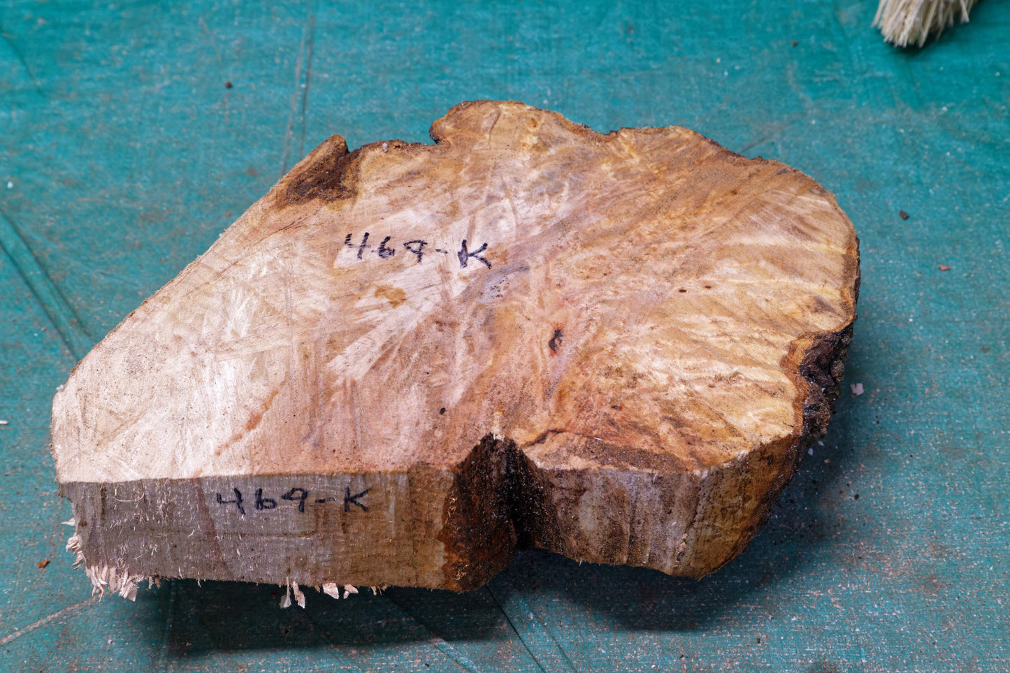 Burl bowl wood sculpture, outstanding grain patterns, brown yellow tan black, 6" x 9" x 8'', 1 lb., 14 oz, rich figuring, 100% unique, 360-B