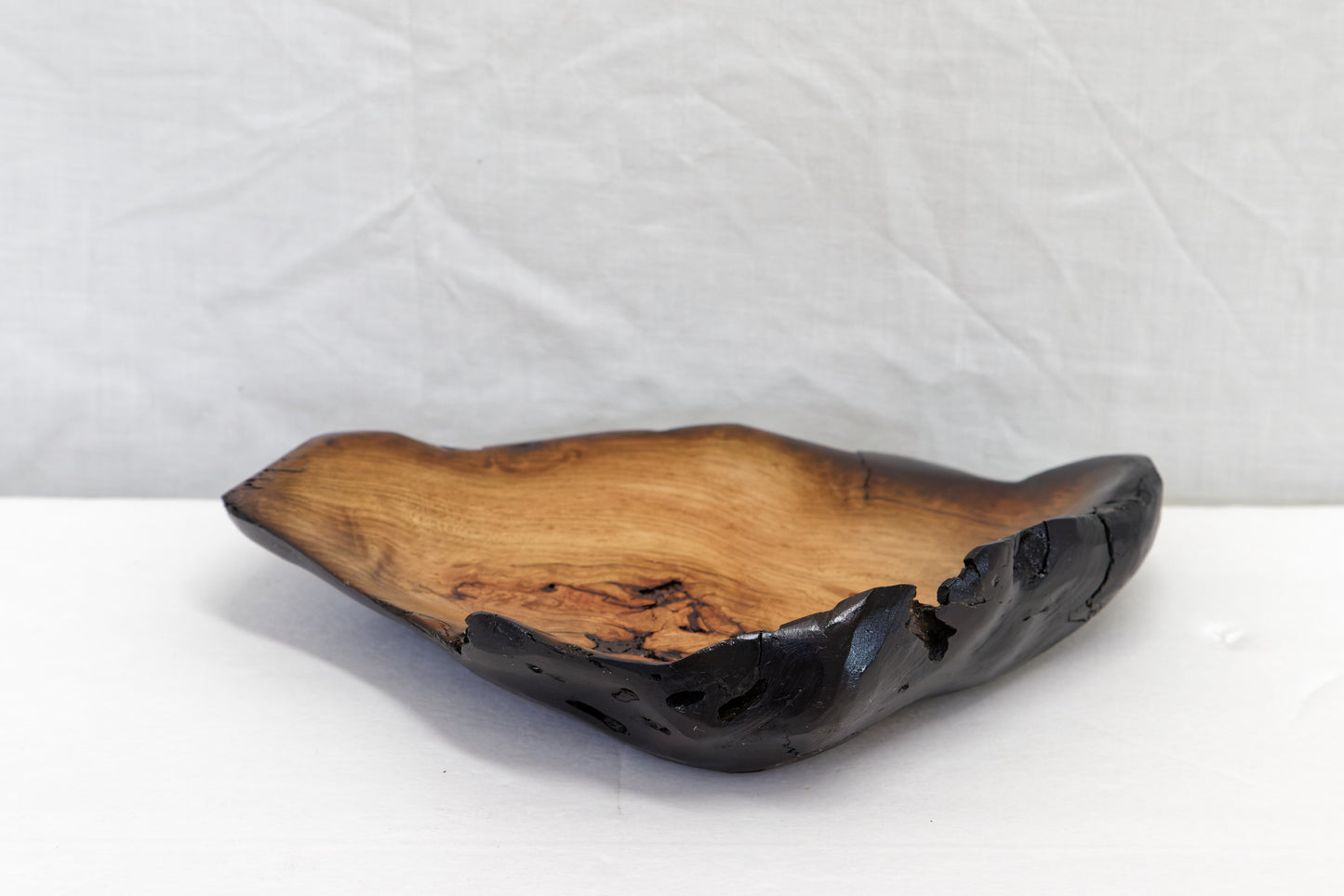 Ocean driftwood bowl, irregular wooden bowl, catchall, live edge , 1.7 Tall x 9.2 x 6", 9.1 oz , one of a kind, asymmetric, recycled, 466-A