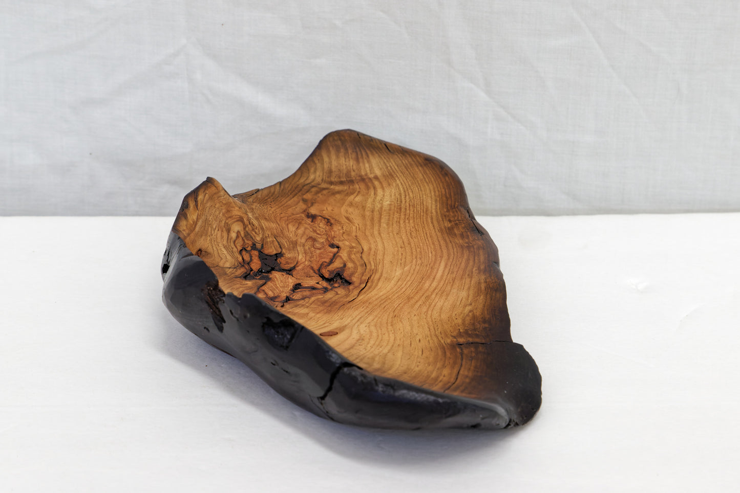 Ocean driftwood bowl, irregular wooden bowl, catchall, live edge , 1.7 Tall x 9.2 x 6", 9.1 oz , one of a kind, asymmetric, recycled, 466-A
