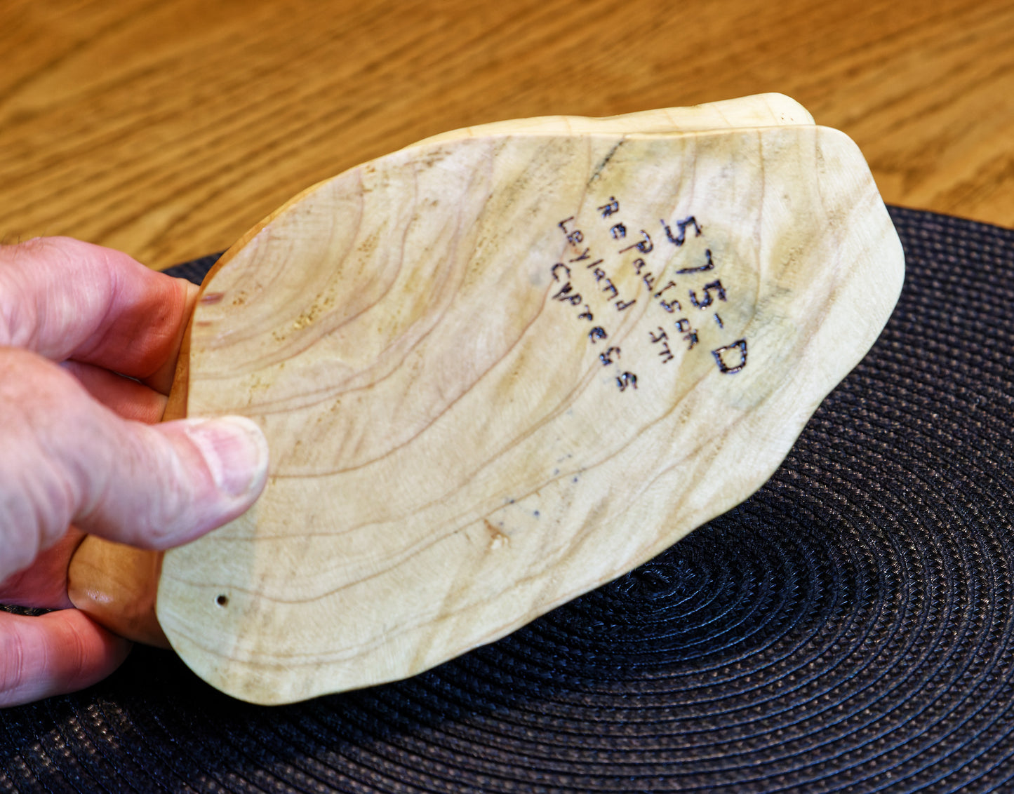 Cypress bowl catchall, wooden bowl, .6x 4 x 1.6'', 0.23 lbs., Wabi Sabi Wasabi wabi-sabi one-of-a-kind, asymmetric, upcycled, 575-D