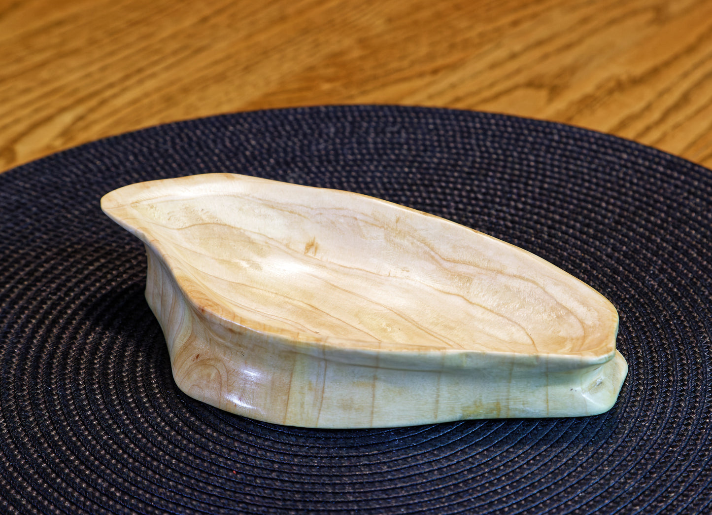Cypress bowl catchall, wooden bowl, .6x 4 x 1.6'', 0.23 lbs., Wabi Sabi Wasabi wabi-sabi one-of-a-kind, asymmetric, upcycled, 575-D
