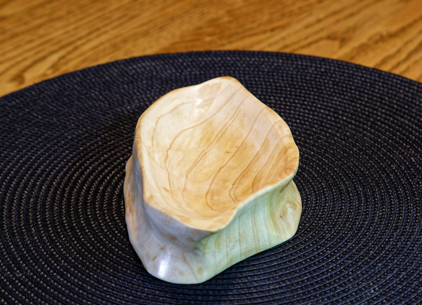 Cypress bowl catchall, wooden bowl, .6x 4 x 1.6'', 0.23 lbs., Wabi Sabi Wasabi wabi-sabi one-of-a-kind, asymmetric, upcycled, 575-D