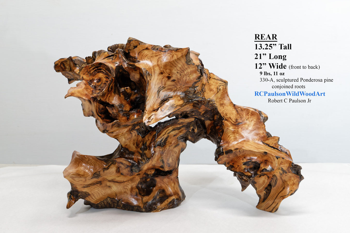 unique wood tabletop sculpture, one-of-a-kind, freeform sculpture, 13.25 inches tall x 21 x 12, 9 lbs, 11 oz, upcycled, Wabi Sabi, 330-A