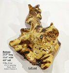 elongated natural brown gold maroon wood burl bowl, Black Elm 23.5" long , Wabi Sabi, live edge, irregular, food safe, rustic refined, 312-V