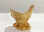 Maple wood bowl, decorative, one-of-a-kind, exotic wood bowl, unique bowl, flowing lines, 7.7” tall x 7.4” wide, yellow gold maple, 142-C