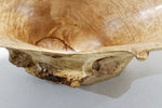 Wood bowl, large exotic bowl, walnut burl, figured fancy wood, designer bowl, best decor, curves, 8 inch tall, 10.5 wide, 25 long, 5 lbs, 9 oz, asymmetric