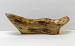 Once buggy oak wood bowl, blond, rustic, decorative woo, 435-B