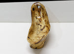 Once buggy oak wood bowl, blond, rustic, decorative woo, 435-B