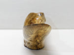 oak wood bowl, catchall, blond, rustic, buggy, asymmetric, de, 435-C