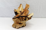 Huckleberry bowl, irregular wooden bowl, live edge, rustic catchall, 6.75 in Tall x 12 x 9, one of a kind, asymmetric, upcycled, 468-B