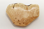 Bigleaf maple heart shaped bowl, live edge, catchall, 2 inches Tall x 12.5 x 9.5 , one of a kind, asymmetric, sculptured wood bowl, 469-B