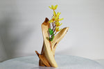 Wood, juniper wood, freeform tabletop sculpture, 8.5" TALL x 4 x 2.5, Wabi Sabi Wasabi wabi-sabi, one of a kind, asymmetric, upcycled, 480-D
