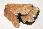 Figured maple bowl, Wood, type of item, 5.25 tall x 21.75 x 16'', 6.6 lbs, Wabi Sabi Wasabi wabi-sabi one-of-a-kind, asymmetric, upcycled – &nbsp;469-V1