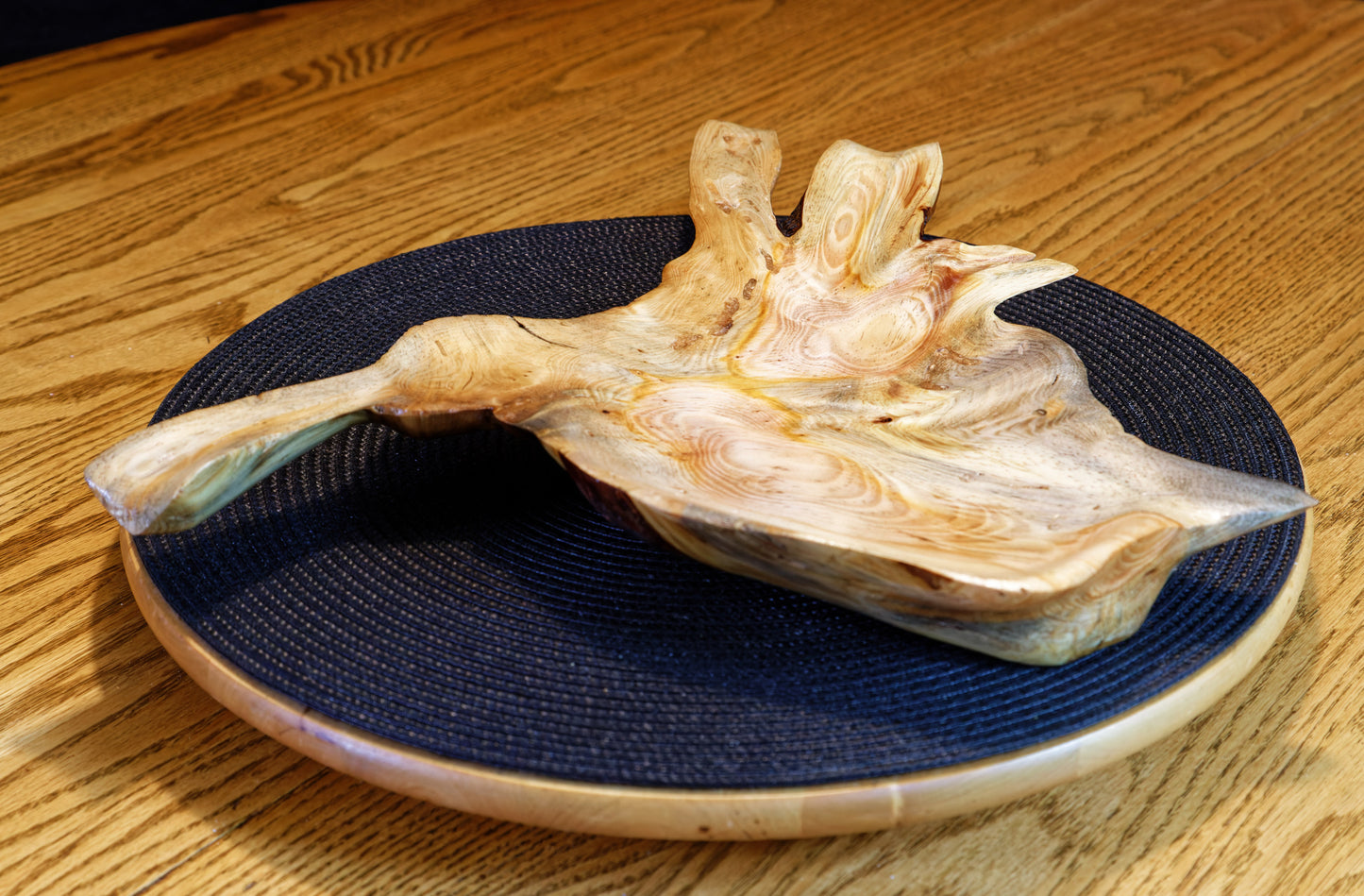 branched catchall, Lodgepole pine roots, 15 x 12 x 2'', 0.95 lbs, Wabi Sabi Wasabi wabi-sabi one-of-a-kind, asymmetric, upcycled, 346-A2