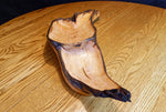 .. figured maple bowl, 2 tier, wood platter, Ponderosa pine, live edge, 26.5" x 11.5 x 4, rich natural colors, Wabi Sabi, one-of-a-kind, 494-A