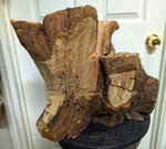 . Wood bowl, exotic, free-flowing, 14" tall, Curlleaf Mountain Mahogany, Wabi Sabi, one-of-a-kind, 660-A1