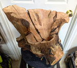 . Wood bowl, exotic, free-flowing, 14" tall, Curlleaf Mountain Mahogany, Wabi Sabi, one-of-a-kind, 660-A1