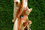 7.3' tall freeform abstract Western Juniper floor sculpture, for the love of nature, Wood, Wabi Sabi, one-of-a-kind, asymmetric, 717-A1