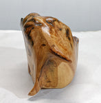 . Natural wood bowl, 10.5 inch wide x 7 x 7.5, asymmetric, bizarre unique wood bowl, one-of-a-kind sculptured bowl, decorative, useful 272-A