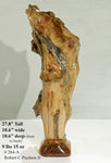 Exotic decorative driftwood vase & floor tabletop sculpture, 28" tall x 11" wide, wooden vase, wood, unique, free form sculpture, vase 264-A