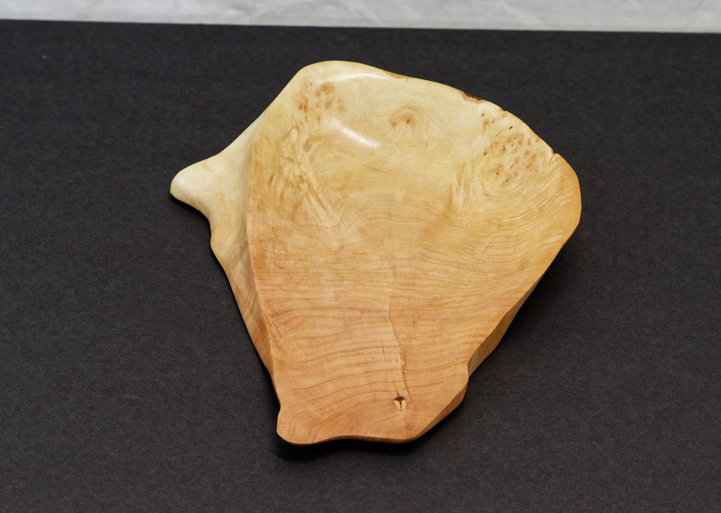 Black Locust, wood bowl, irregular wooden bowl platter, Charcuterie board, 11 x 9 x 1.7 inches, one of a kind, asymmetric, upcycled, 451-I