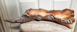 bowl catchall Ponderosa pine, 16 inch wood one of a kind, Wabi Sabi wabisabi, rustic natural primitive, twisted golden orange brown, 302-B1
