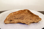 decorative wood tray platter catchall, burls, elm red orange 12 in x 9.7 x 1.5, Wabi Sabi Wasabi one of a kind, asymmetric, upcycled, 312-K4