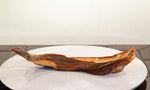 Ponderosa teardrop bowl, Wood, 14.75" long x 5 x 3 tall, 1 lb., Douglas fir, Wabi Sabi, one-of-a-kind, beautiful grain, asymmetric, 499-A2