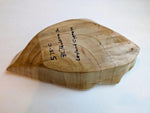 small cypress catchall wood bowl, rich natural colors, 1.5 tall x 8.5 x 5’’, 0.3 lb, Wabi Sabi, one-of-a-kind, asymmetric, upcycled, 575-C
