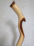 Mt Mahogany hiker, walking stick, hiking stick, wood, custom grip, 45 inches tall, Wabi Sabi wabi-sabi one-of-a-kind, from dead tree, 186-C