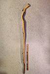 Mt Mahogany hiker, walking stick, hiking stick, wood, custom grip, 45 inches tall, Wabi Sabi wabi-sabi one-of-a-kind, from dead tree, 186-C