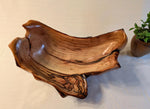 .. rich wood grain spruce bowl, Wood, rustic yet refined, matte finish, 10.75 x 10 x 4.5'', 3.6 lb, Wabi Sabi, one-of-a-kind, asymmetric, 643-A