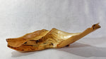 .. wooden platter, irregular, Ponderosa pine, rustic yet refined, dry food safe, 6.5" Tall x 23x9, Wabi Sabi, one-of-a-kind, asymmetric, 624-A