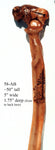 Buffalo Staff, hiking walking stick, 58-AB