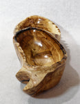 free flowing 2-part Port Orford Cedar wood bowl, rustic yet refined, 3.5" Tall x14x5.5, Wabi Sabi, one-of-a-kind, asymmetric, 427-A2