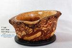 rustic maple bowl, Wood, live edge, rustic refined, 7" Tall x 15.5 x 14.5, 7.43 lbs., Wabi Sabi, one-of-a-kind, asymmetric, upcycled, 316-A