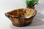 .. Madrone root wood bowl, wood, rustic yet refined, 4.5" Tall x 10.5 x 10.5, Wabi Sabi, one-of-a-kind, asymmetric, upcycled, food safe, 470-A