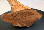 .. desktop sculpture, figured spruce root, wood sculpture, rustic refined, golden brown, 10.25'' tall, Wabi Sabi, one-of-a-kind, uneven, 256-A