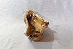 .. free flowing Port Orford Cedar wood bowl, rustic yet refined, matt5.75 T x 17.5 x 9.25’’, Wabi Sabi, one-of-a-kind, asymmetric, 427-A1